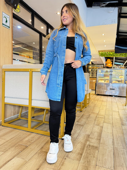 Gaban vestido Denim Tono claro