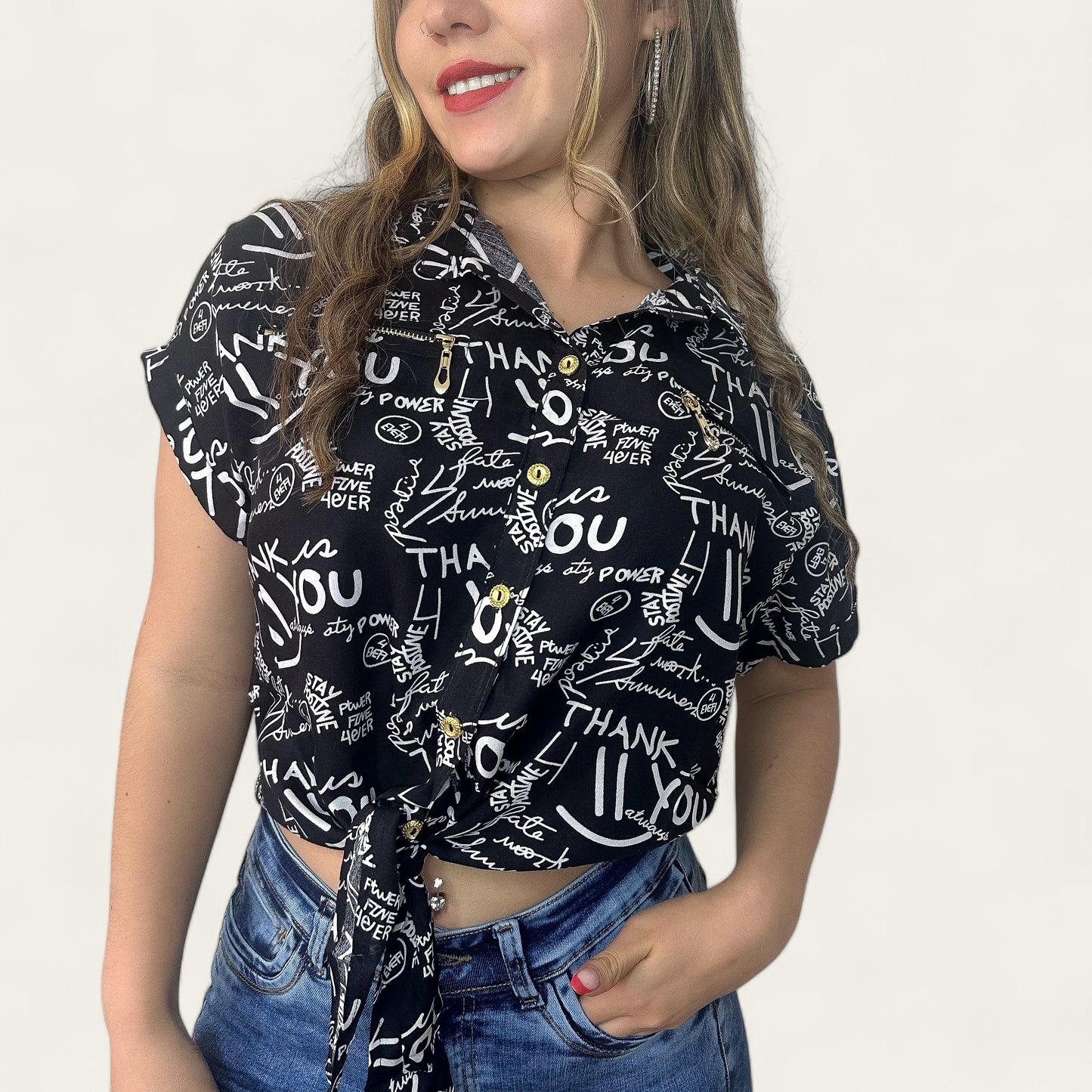 Camisas mujer manga corta