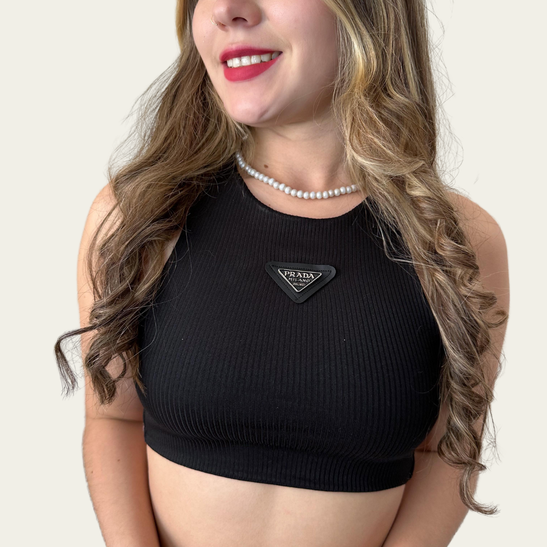 Crop Top Mujer Prada