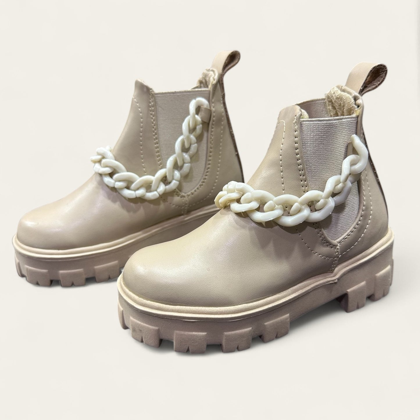 Botas beige niña