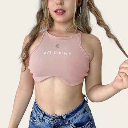 Crop top mujer estampado