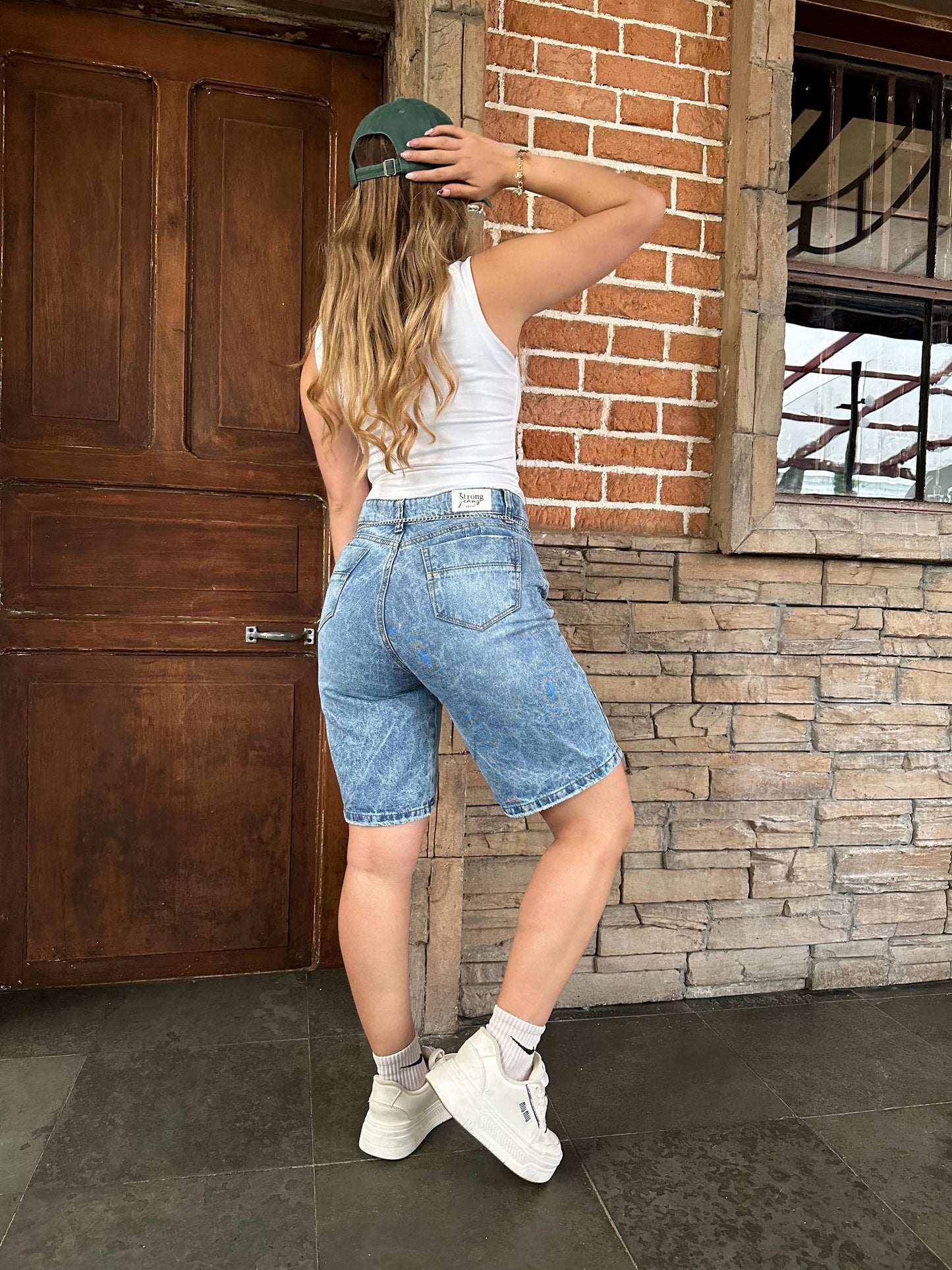 Jort mujer tono azul claro