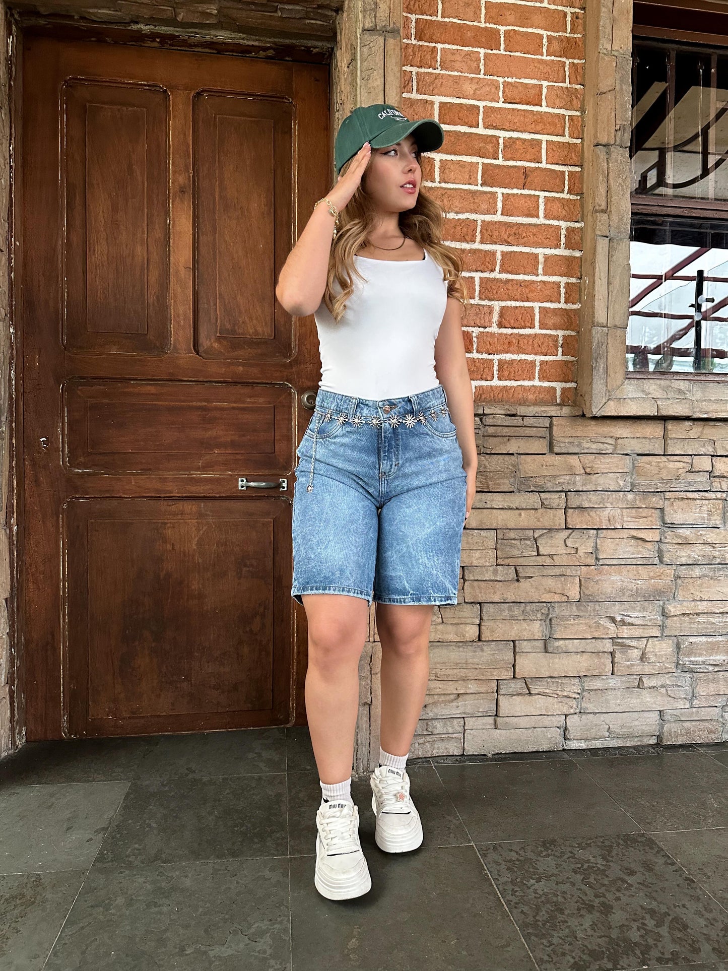 Jort mujer tono azul claro