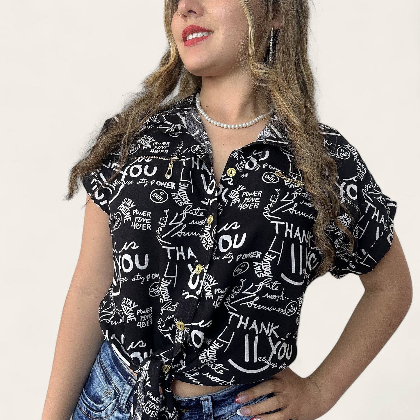 Camisas mujer manga corta