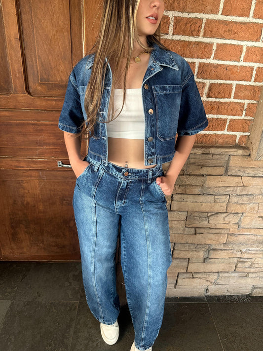 Set wide leg+ camisa clásica