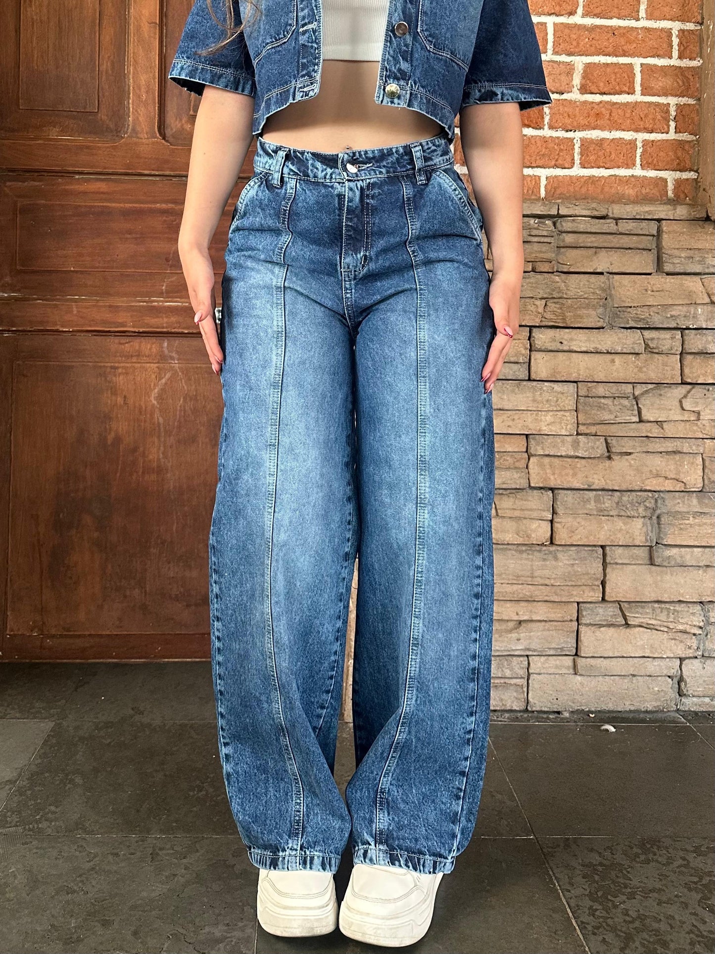 Set wide leg+ camisa clásica